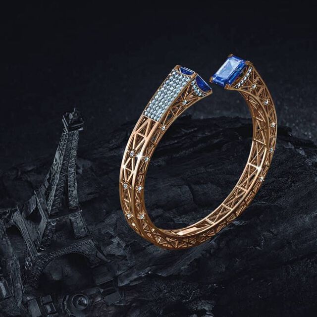Eiffel Tower Bangle,,hi-res image number null