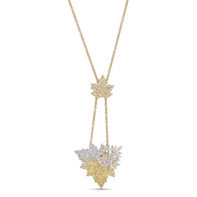 Autumn Chinar Necklace,,hi-res image number null