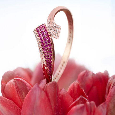 Scarlet Symphony Bangle