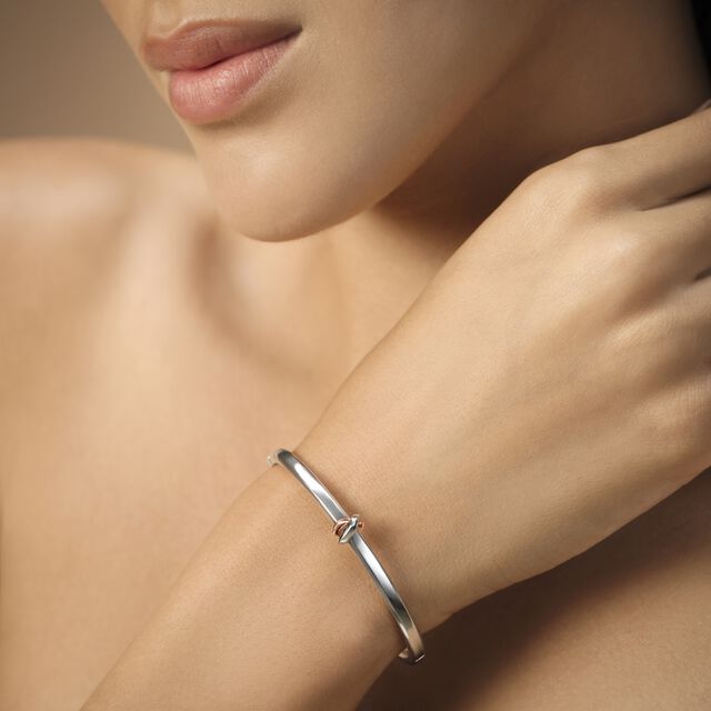My Embrace Platinum Bangle Mini,,hi-res image number null