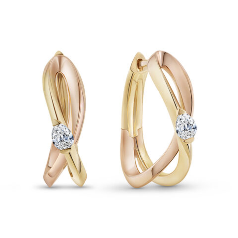 My Embrace Earring, 1 Diamond