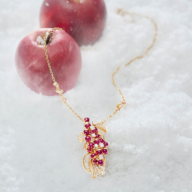 Ruby Blossom Pendant,,hi-res image number null