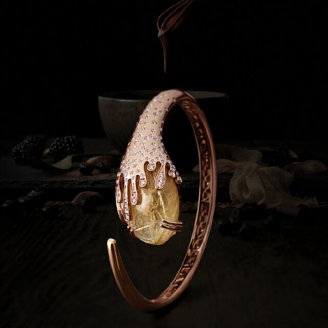Needle Eyed Dewdrop Bangle,,hi-res image number null
