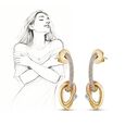 My Embrace Earrings, 1 Diamond,,hi-res image number null