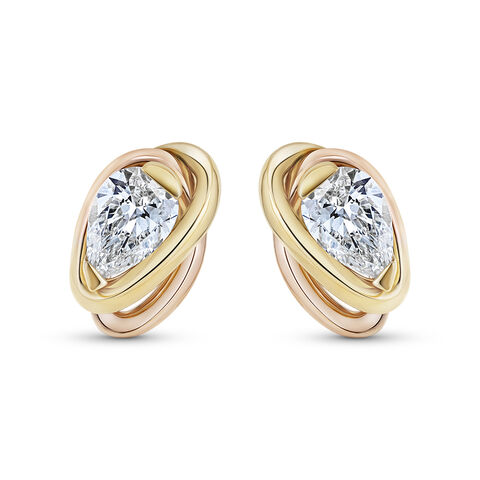 My Embrace Earrings, 1 diamond