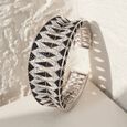 Zebra Cuff Bangle,,hi-res image number null