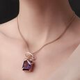 Tryst With Amethyst Pendant,,hi-res image number null