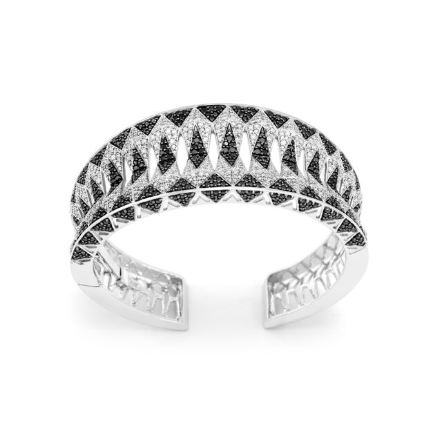Zebra Cuff Bangle,,hi-res image number null