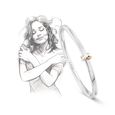 My Embrace Platinum Bangle Mini,,hi-res image number null