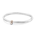 My Embrace Platinum Bangle Mini, 1 Diamond​,,hi-res image number null