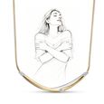 My Embrace necklace, 1 Diamond,,hi-res image number null