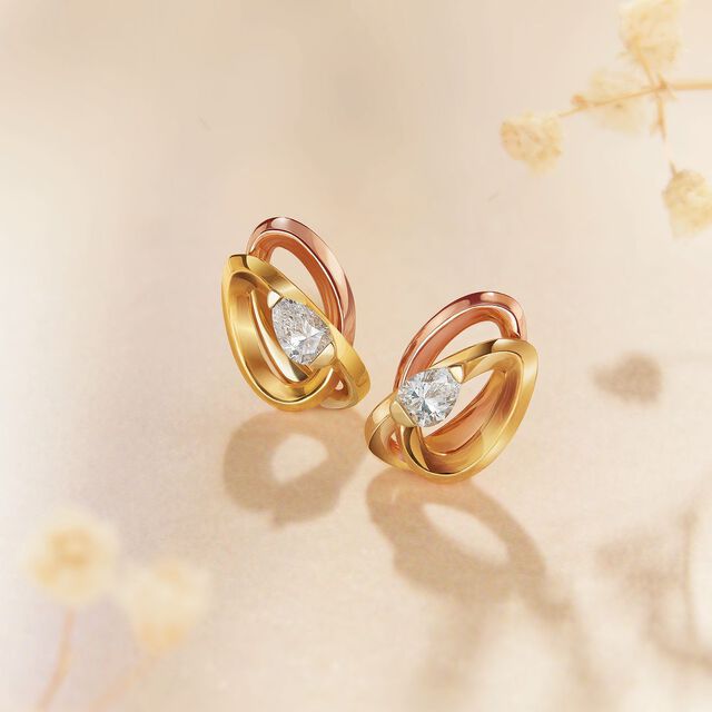 My Embrace Earrings, 1 Diamond,,hi-res image number null