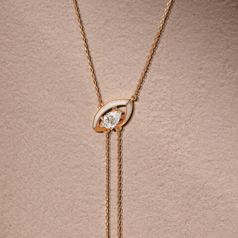 The River of Light Necklace, Pear Shape