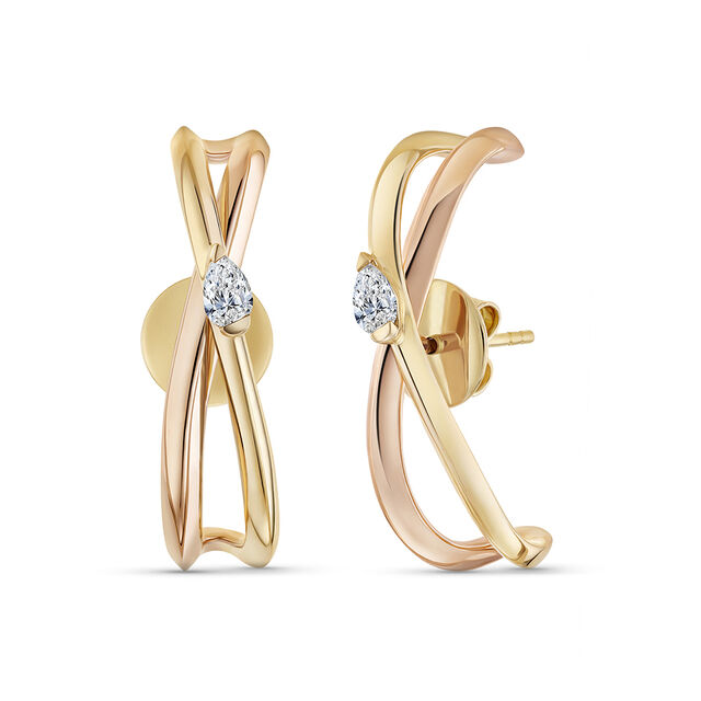 My Embrace Earrings, 1 diamond,,hi-res image number null
