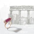 Roman Forum Ruby Ring,,hi-res image number null