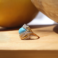 Feathered Turquoise Delight,,hi-res image number null