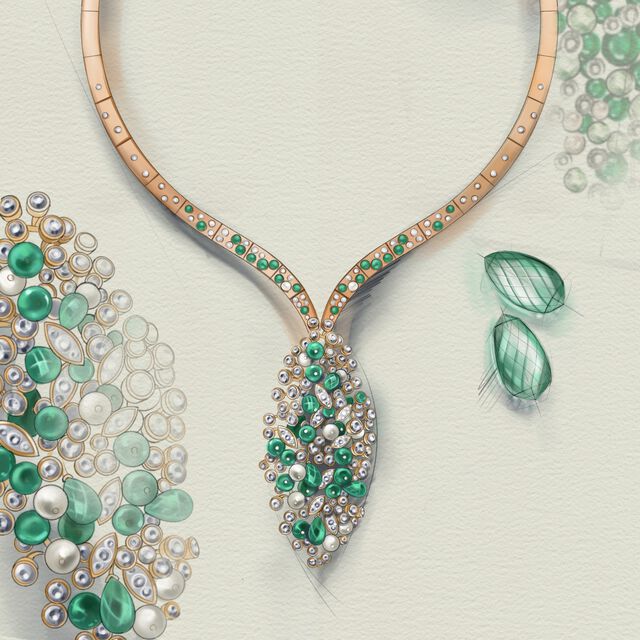 Snowbound Blossoms Necklace,,hi-res image number null