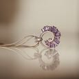 Bramante Staircase Amethyst Pendant,,hi-res image number null