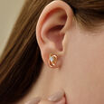 My Embrace Earrings, 1 Diamond,,hi-res image number null