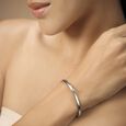 My Embrace Platinum Bangle Mini, 1 Diamond,,hi-res image number null