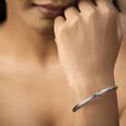My Embrace Platinum Bangle Mini, 1 Diamond,,hi-res image number null