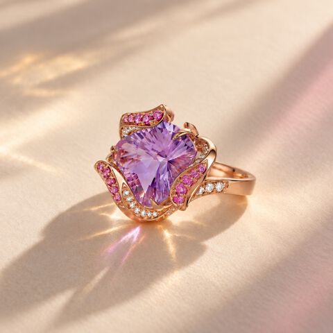 Wildflower Heart Ring
