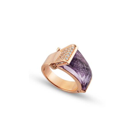 Rialto Bridge Amethyst Ring