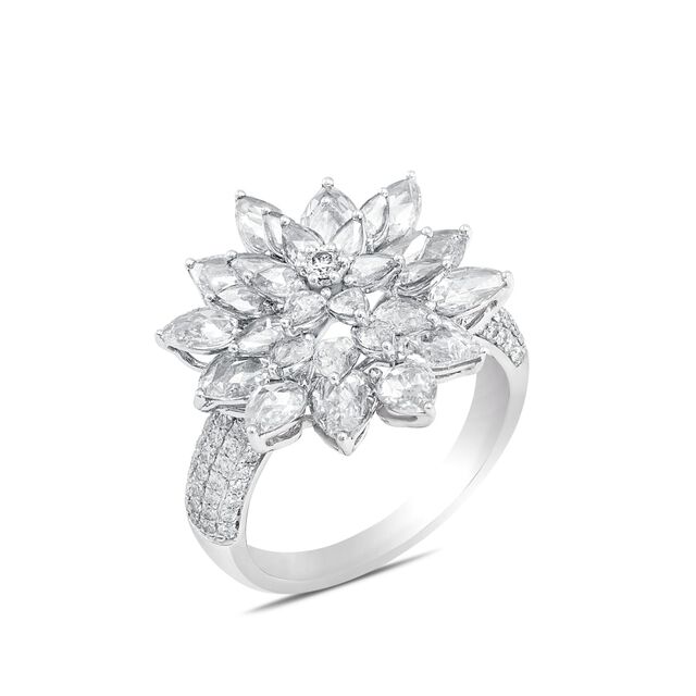 Blooming Solitaire Ring,,hi-res image number null